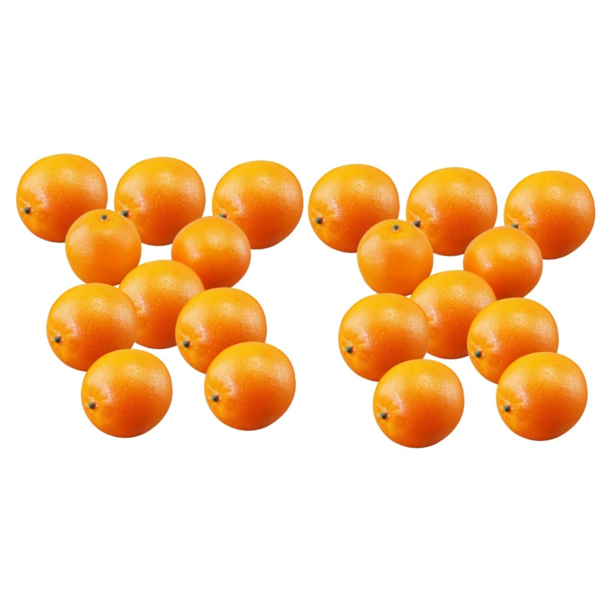 STOBAZA 20pezzi Frutta Finta Arancione Per Fotografia Decorazione e Scenari Di Frutta Artificiale Realistica Per Interni Ed Esterni Facile Da Usare e Leggera