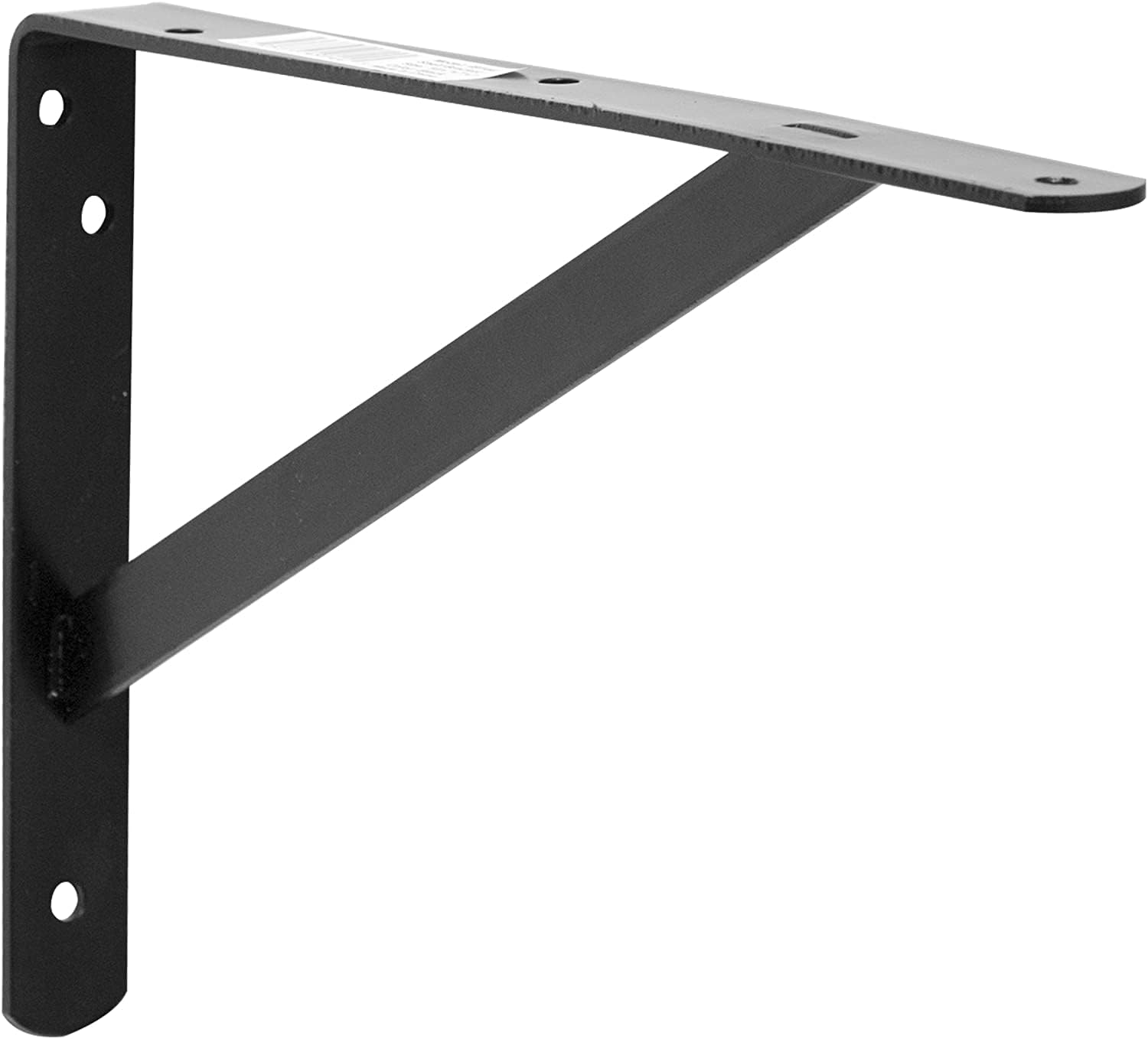 Decko Products 49144-10 Heavy-Duty Shelf Bracket, 10.5-Inch X 7.5-Inch, Black, 10-Pack