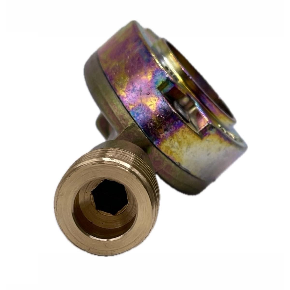 Adapter zaciskowy 27 mm do butli z gazem propanowo-butanowym bez zaworu zwrotnego