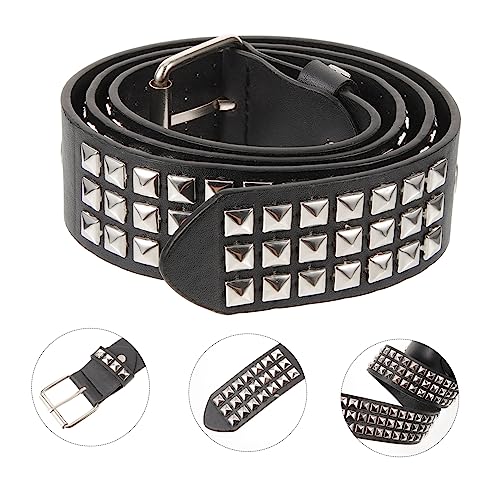 BESPORTBLE Studded Punk Belt Women's Fashion Jeans Waist Belt for Dress Casual Occasion4