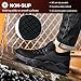ulogu Steel Toe Shoes for Men Women Puncture Proof Non Slip Waterproof Work Safety Sneakers Comfortable Construction Black