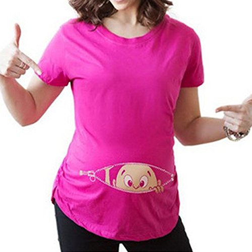 Camiseta de maternidad de manga corta...