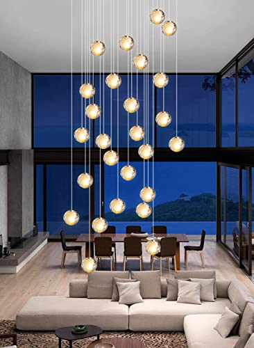 ✔Materiale in cristallo: le moderne lampade a sospensione H.W.S sono realizzate con cristalli di alta qualità, che garantiscono una buona trasparenza. Non solo illuminano, ma decorano anche la tua casa, rendendola più interessante e attraente.