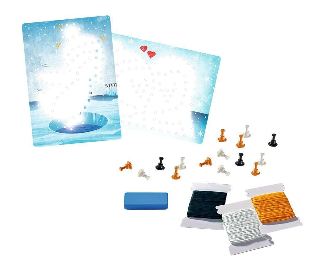 Ravensburger – Be Creative – String Art Midi – Penguin – Pinguino – Quadro in filo teso – Creazione di oggetti – Tempo libero – Attività rilassante e creativa – Da 6 anni – 18244