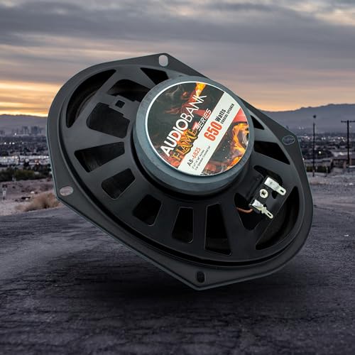 Audiobank AB682S 5x7 / 6x8 Inches 650 Watt Max Power 2-Way Car Audio Stereo Coaxial Speaker (1 Pair) - 2 Speakers