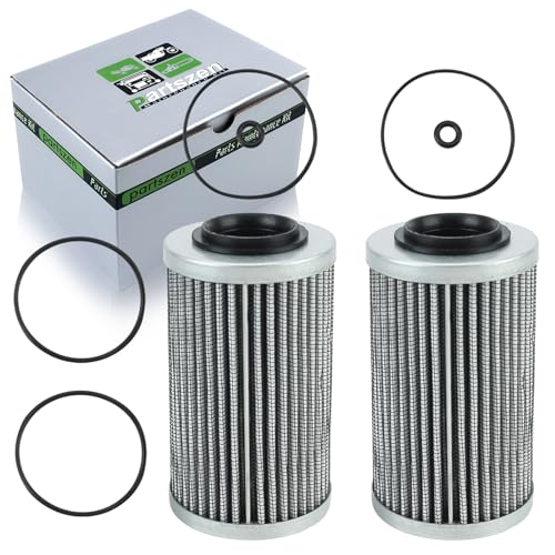 partszen 420956744 420950860 420850500 420230921 Oil Filter & O-Rings for Seadoo Watercraft GTX GTI GTR RXT RXP-X 1503 1630 Rotax Engine 130hp - 300hp 2016-2019