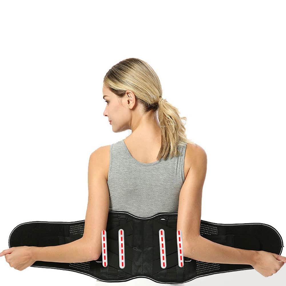 Supporto Lombare autoriscaldante con Cuscinetto Lombare Sollievo dal Mal di Schiena per Uomini e Donne Cintura di Supporto Lombare per Dolore alla Sciatica Supporto Lombare per Sollevamento