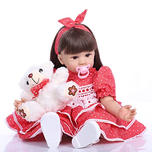 ZIYIUI Bambole Reborn Femmine 24 Pollici 60 cm