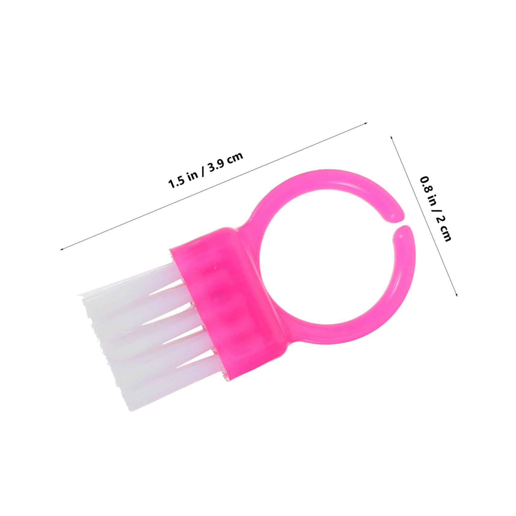 100 pezzi Spazzole per Pulizia Unghie in Plastica Spazzole Rigide per e Manicure Piccole e Portatili Design Ergonomico per Uomo e Donna Strumento Multifunzionale per Casa e