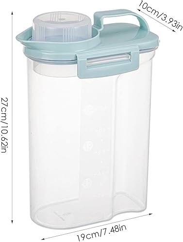 Miniatura 2 de Dispensadores de cereales Envases de harina de soja Caja de almacenamiento de arroz Dispensador de cereales Dispensador hermético Recipientes de