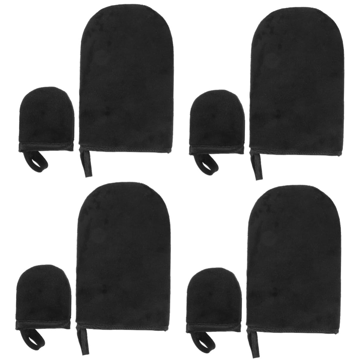 FOMIYES Sets Full Finger Uv Gloves for Manicure Gel Nails Uv Protection Gloves Nail Art Hand Covers for Salon Use