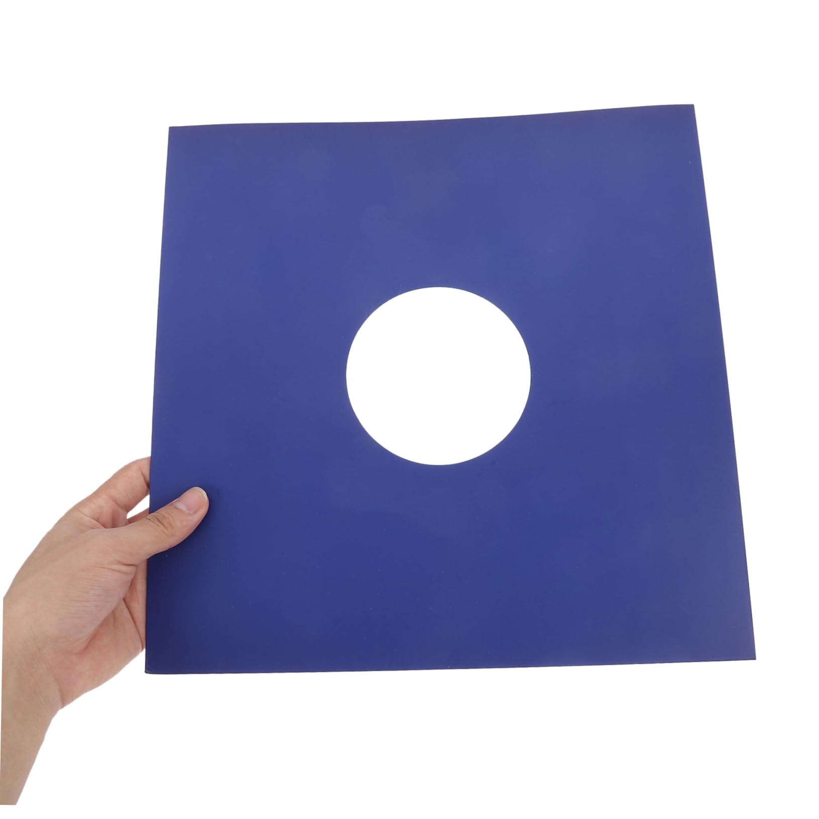 Alasum Busta Protettiva per Dischi in Vinile 12 Pollici in Carta Kraft Blu | Confezione da 10 Pezzi, Copertina Esterna per Dischi, Formato Sostitutivo, Protezione Antipolvere per Album