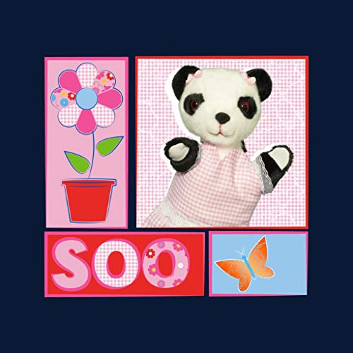 Sweat à capuche Sooty Soo souvenir d'enfance avec fleurs rétro