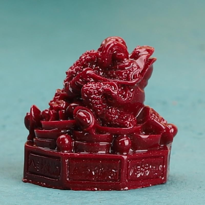 NIBHZ Ornamento della Tartaruga Drago cinabro per Il Feng Shui Domestico