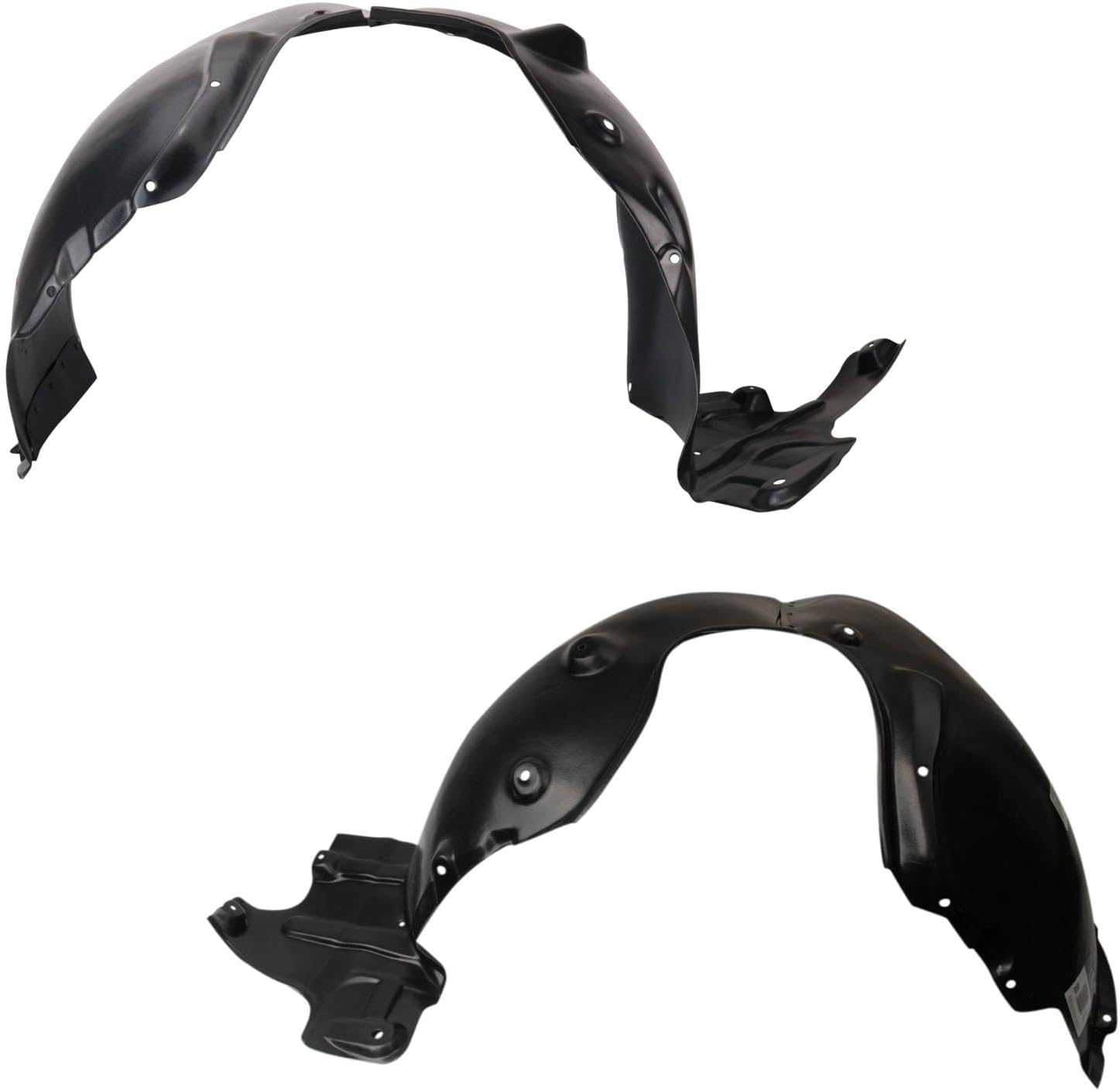 TRQ Inner Fender Liner Set Compatible with 2017 Genesis G80 2015-2016 Hyundai HY1248174 HY1249174