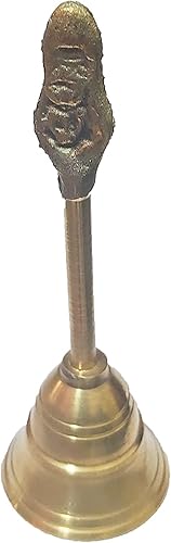 Miniatura 3 de Accesorios Pooja de latón para oficina en casa templo campana de ganesha estatua puja lota lámpara de aceite