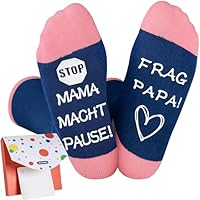 Jeasona Muttertagsgeschenke für Mama Socken Baumwolle 39-42 Geschenke für Frauen Geburtstag Valentinstag Frauentag Geschenk Geburtstagsgeschenk Geschenkideen für Mutter Weihnachtsgeschenke 2026