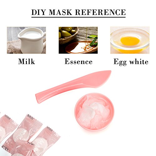 300 Pcs Compressed Facial Mask Dry Sheet Mask Paper DIY Skin Care Natural Face Cotton Mask Sheet With Free Mask Bowl and Stick - Thumbnail 2