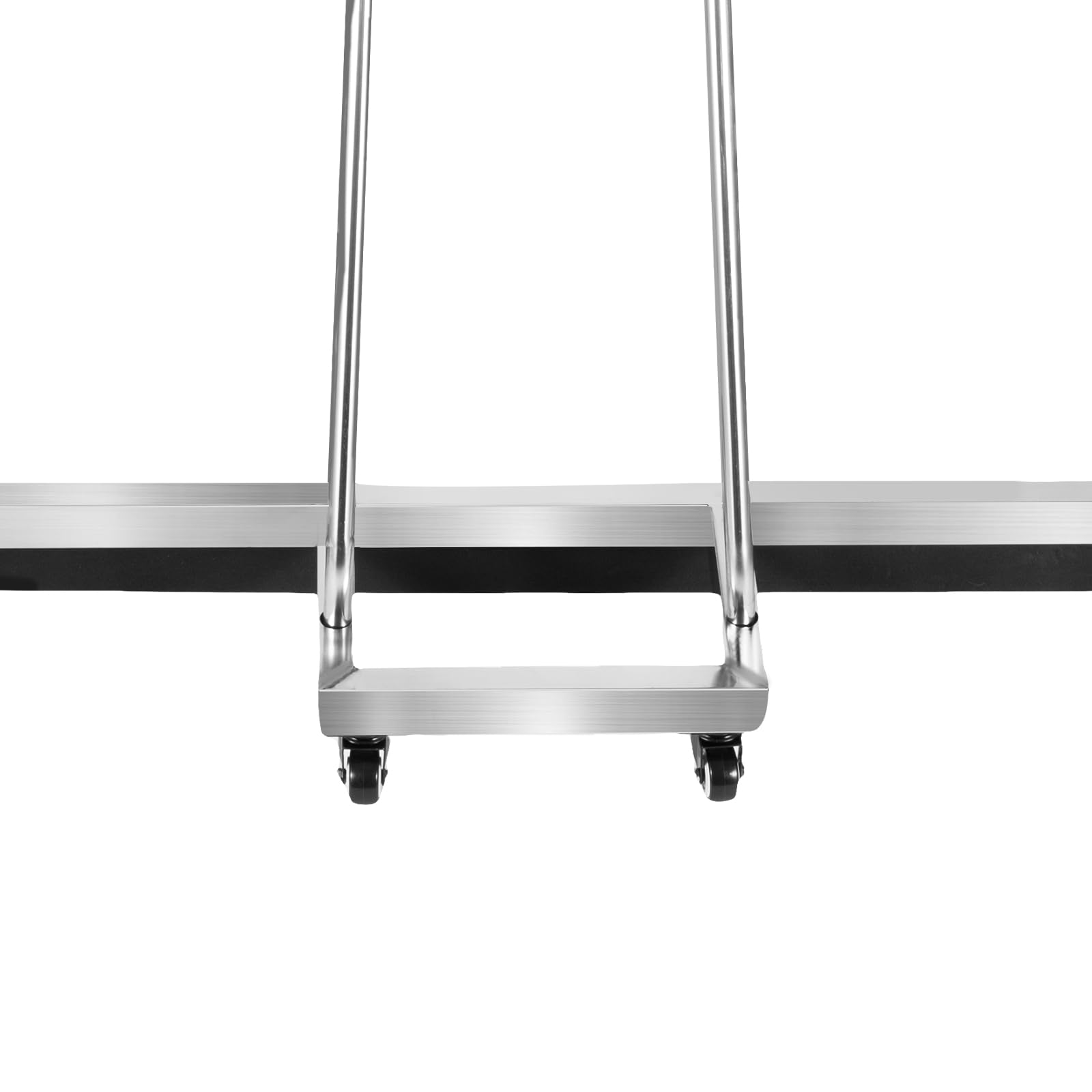 Espátula Deportiva para Pista de Tenis 132 x 87 cm, Rasqueta para Pista de Tenis de Acero Inoxidable, Extractor de Pista de Tenis, para Pistas Deportivas Garajes, con Ruedas y Mango