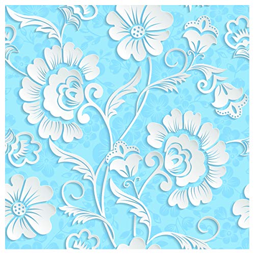 Image of DECOR PRODUCTION Self Adhesive Wallpaper Wall Sticker for Home Decor, Living Room, Bedroom, Hall, Kids Room, Play Room (PVC Vinyl, Water Proof 10 sq.ft) 16x90 Inches Each Strip