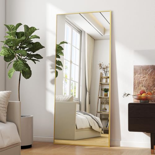 BEAUTYPEAK bruchsicher Ganzkörperspiegel 60x165 cm, Standspiegel hängend oder lehnend an die Wand,...