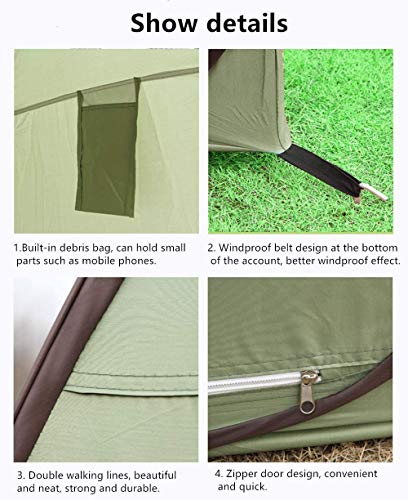 Carpa portátil impermeable para camping y senderismo miniatura 6