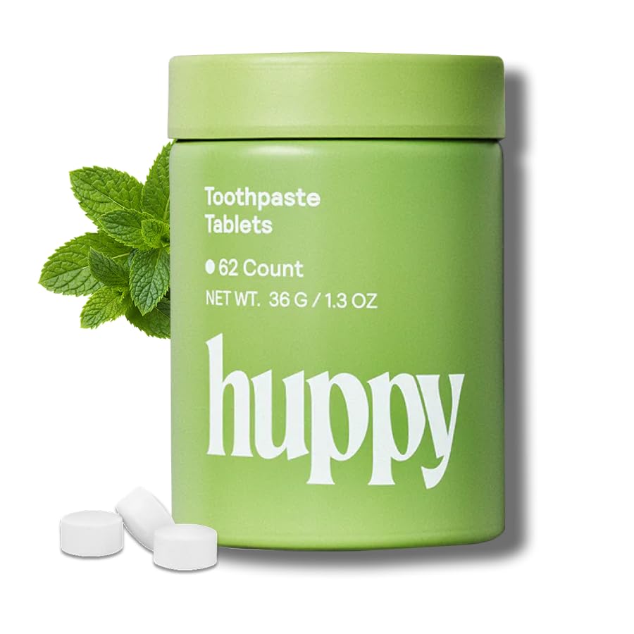 Huppy Toothpaste Tablets, Nano Hydroxyapatite,...