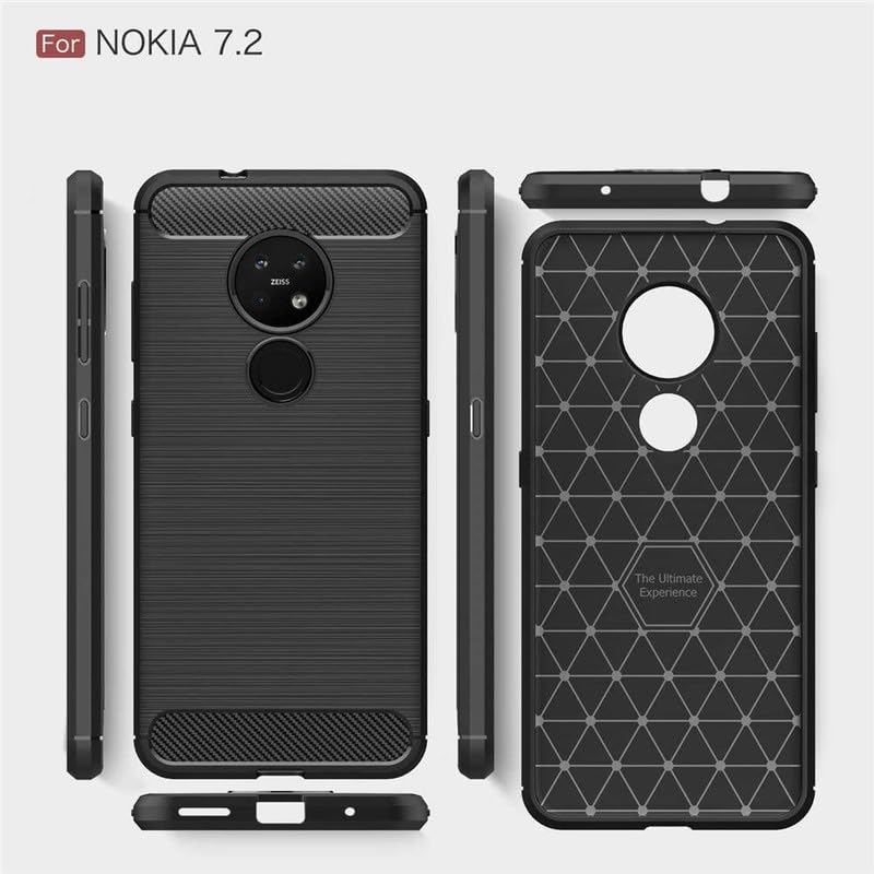 Image of Basic Case for Nokia 6.2, 7.2 (Carbon Fibre Black)