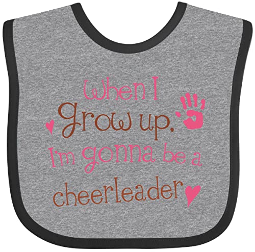 inktastic Future Cheerleader Girls Cute Baby Bib