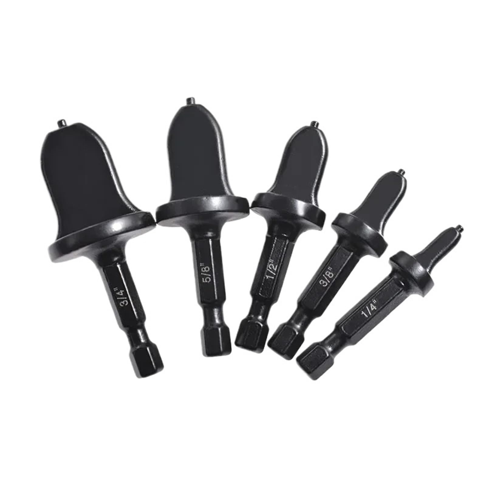 Expansor De Tubo De Mango Hexagonal, 5 Uds., 1/2, 1/4, 3/4, 5/8, 3/8 Pulgadas, Juego De Herramientas De Abocardado Giratorio For Aire Acondicionado