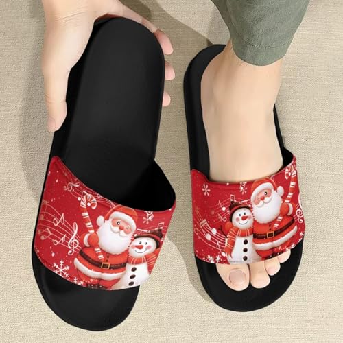 Image of Open Toe Slippers for Women Rubber Slides Womens Sandal Slippers