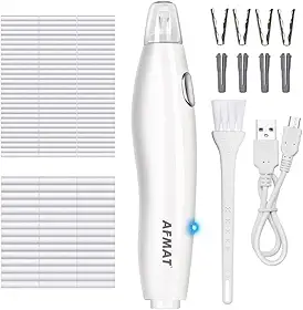 AFMAT Borracha elétrica para artistas, 140 refis de borracha, borrachas elétricas recarregáveis para desenho, borrachas de artistas para desenho, pintura, esboço, planos arquitetônicos, ferramenta de