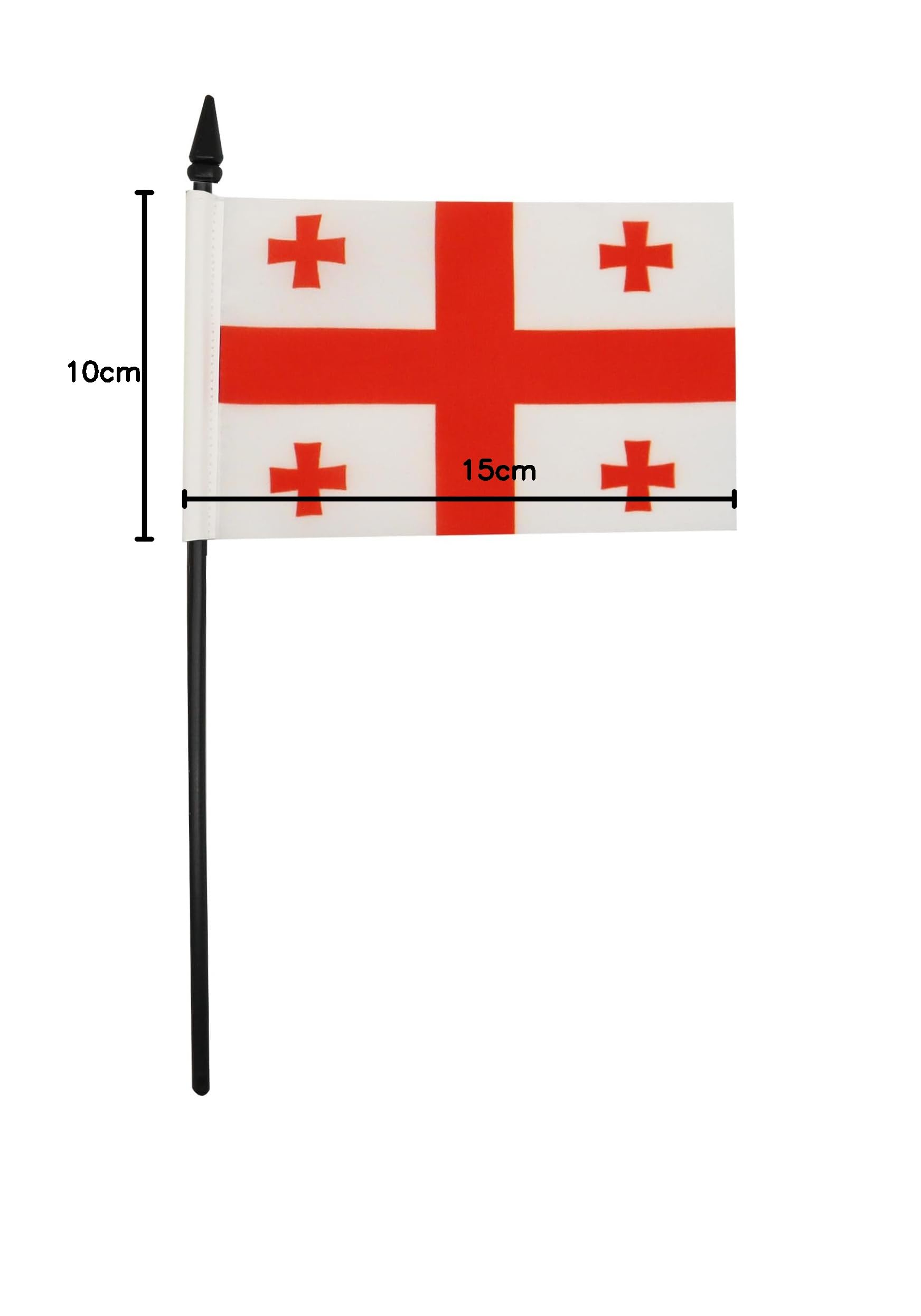 Petit Drapeau De Table Géorgie 15x10cm – AZ FLAG – Neuf Sous étui