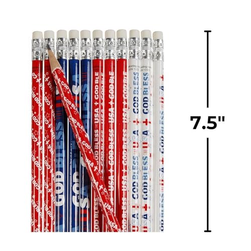 Lápices de Madera God Bless The USA 100 piezas miniatura 3