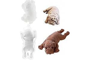 3D Silicone Baking Mold Shar Pei Dog Corn Dog Pig in Blanket