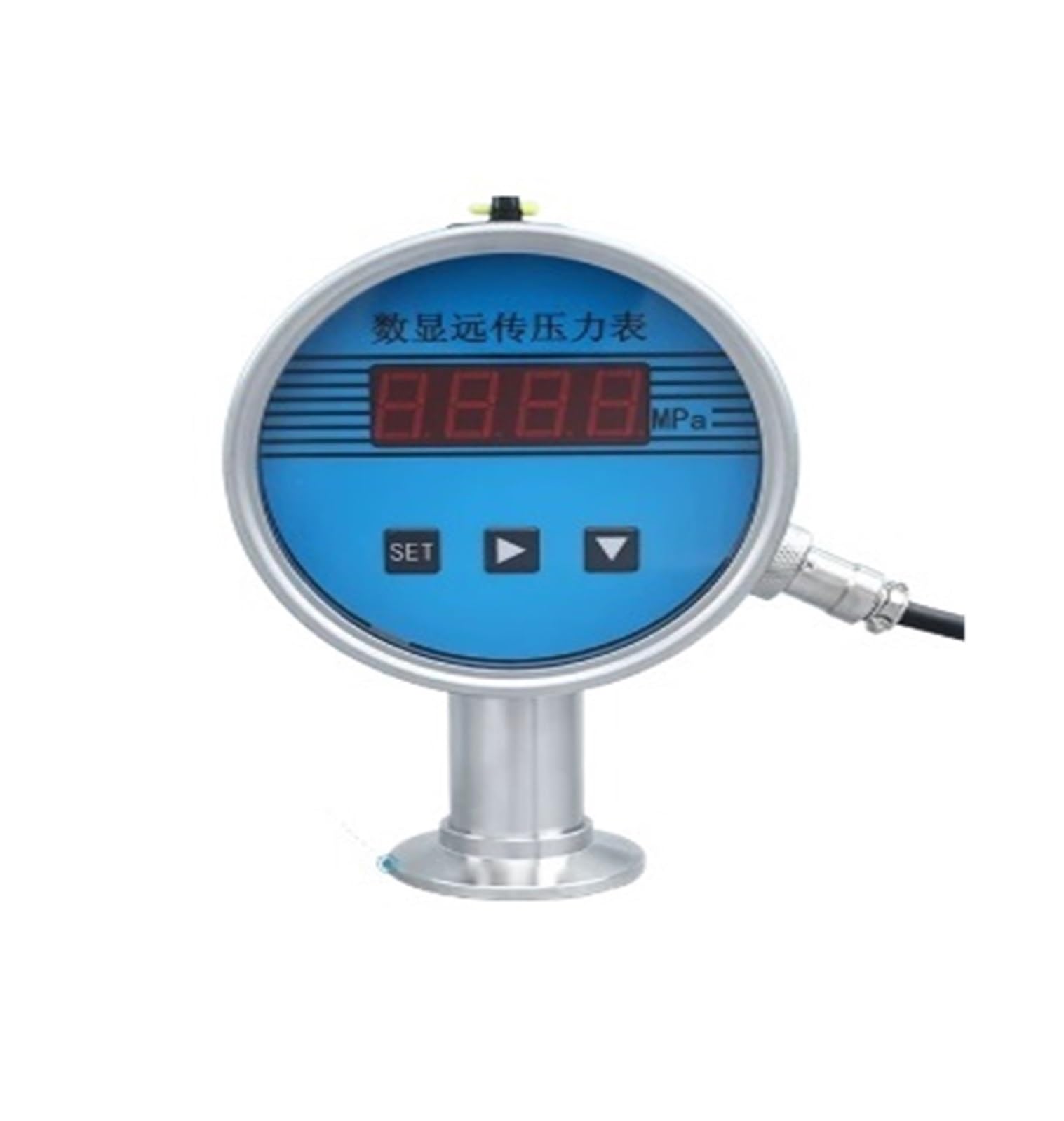 Manómetro digital de diafragma acero inoxidable YBS100F(50kPa)