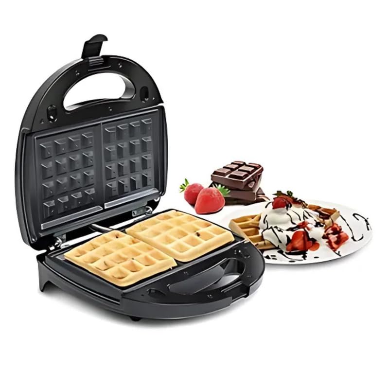 Drumstone 𝟏𝟓 𝐘𝐞𝐚𝐫𝐬 𝐆𝐮𝐚𝐫𝐚𝐧𝐭𝐞𝐞 Waffle Maker Machine for Home Use, Electric Square Waffle Iron with Non-Stick Plates, Compact Size, Heatproof Handle, Fast Cooking for Quick Morning Meals-image-35
