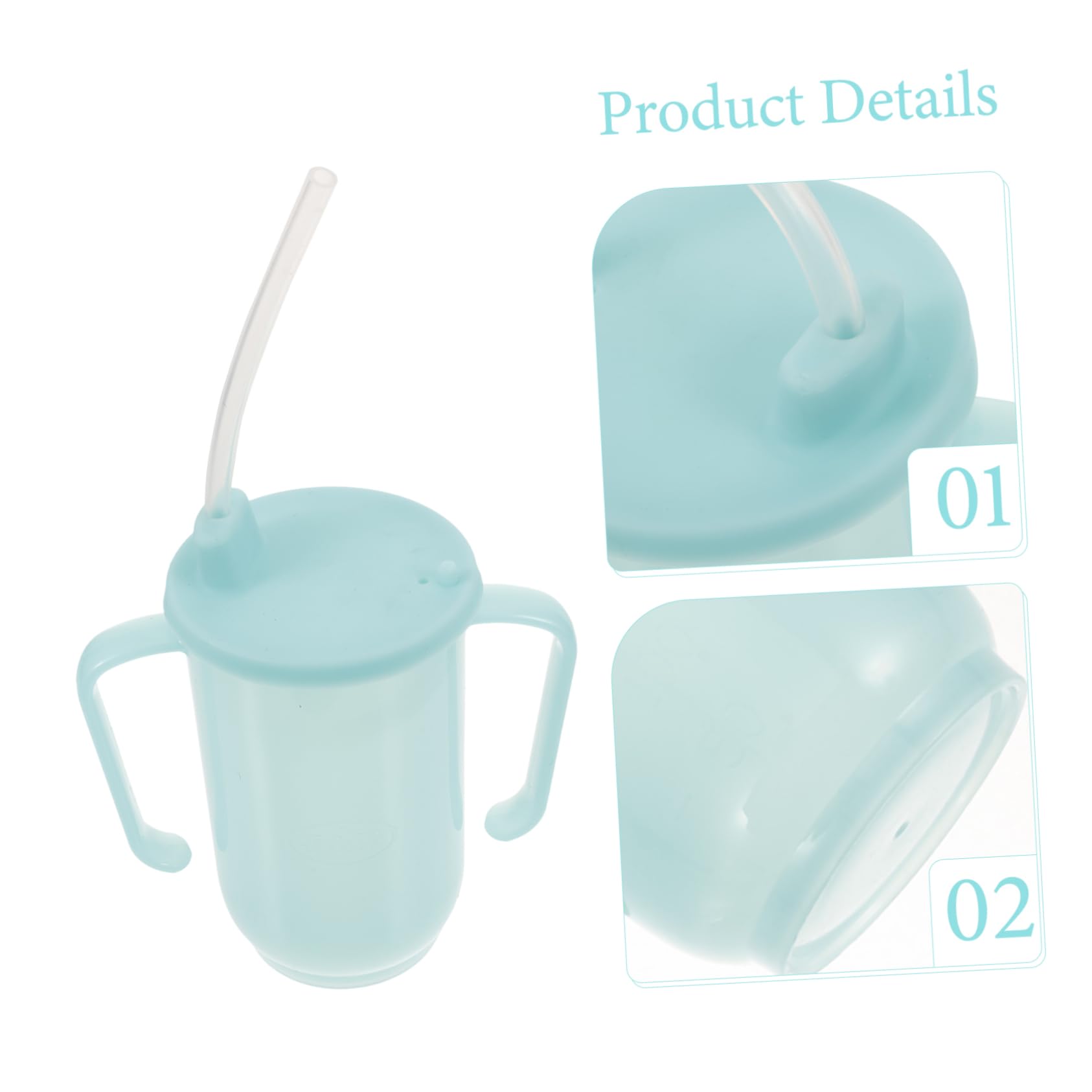 FOMIYES Drinking for Disabled Spill Proof Cups for Adults Liquid Feeding for Bedridden