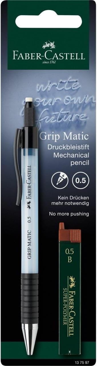 Faber-Castell Mechanical Pencil Grip Matic 1375 0.5mm plus 12 leads BC