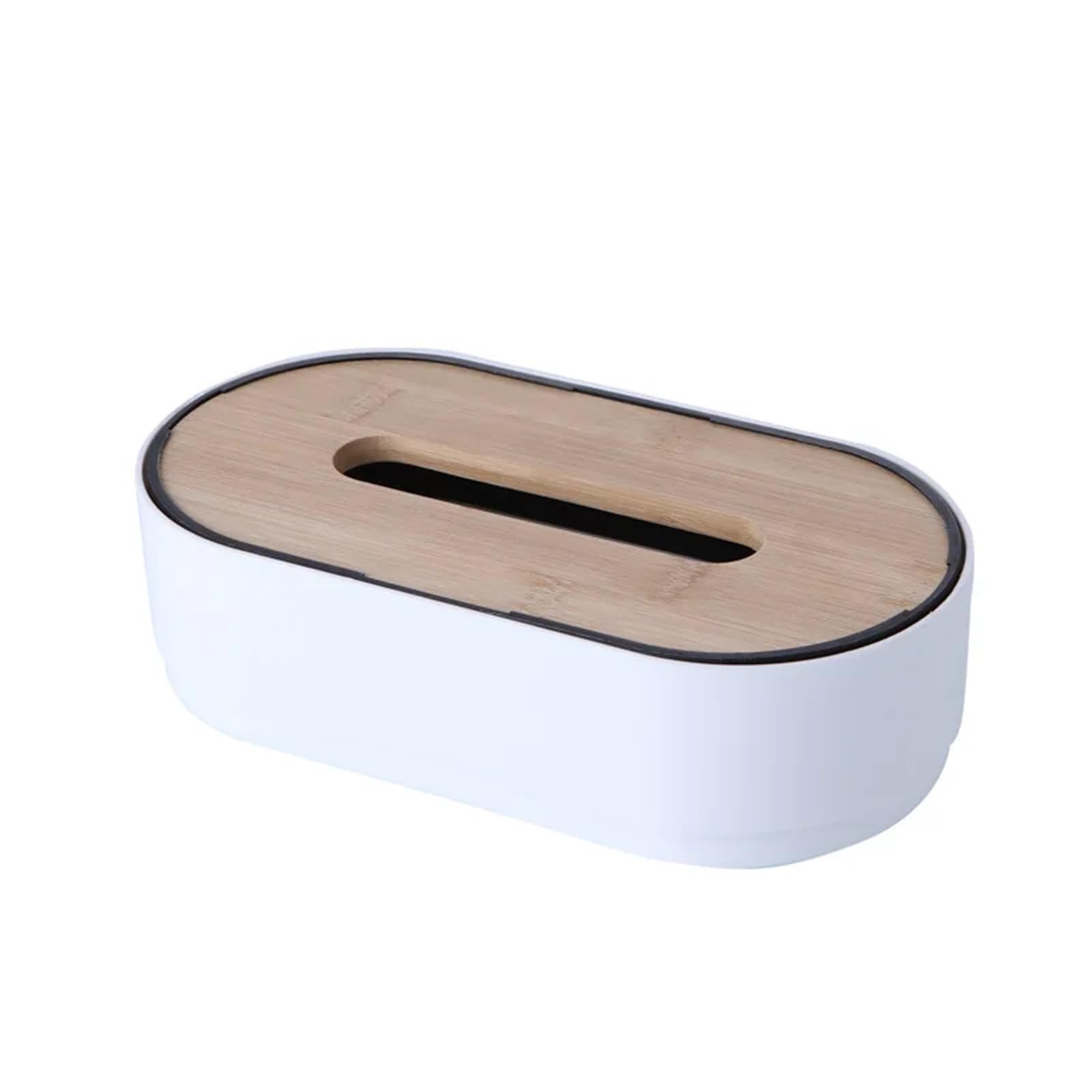 Tissue Box Tissue Box Holder Cover Toilet Paper Box Napkin Holder Case Tissue Paper Dispenser Paper Towel Storage Box Tissue Boxes(White)