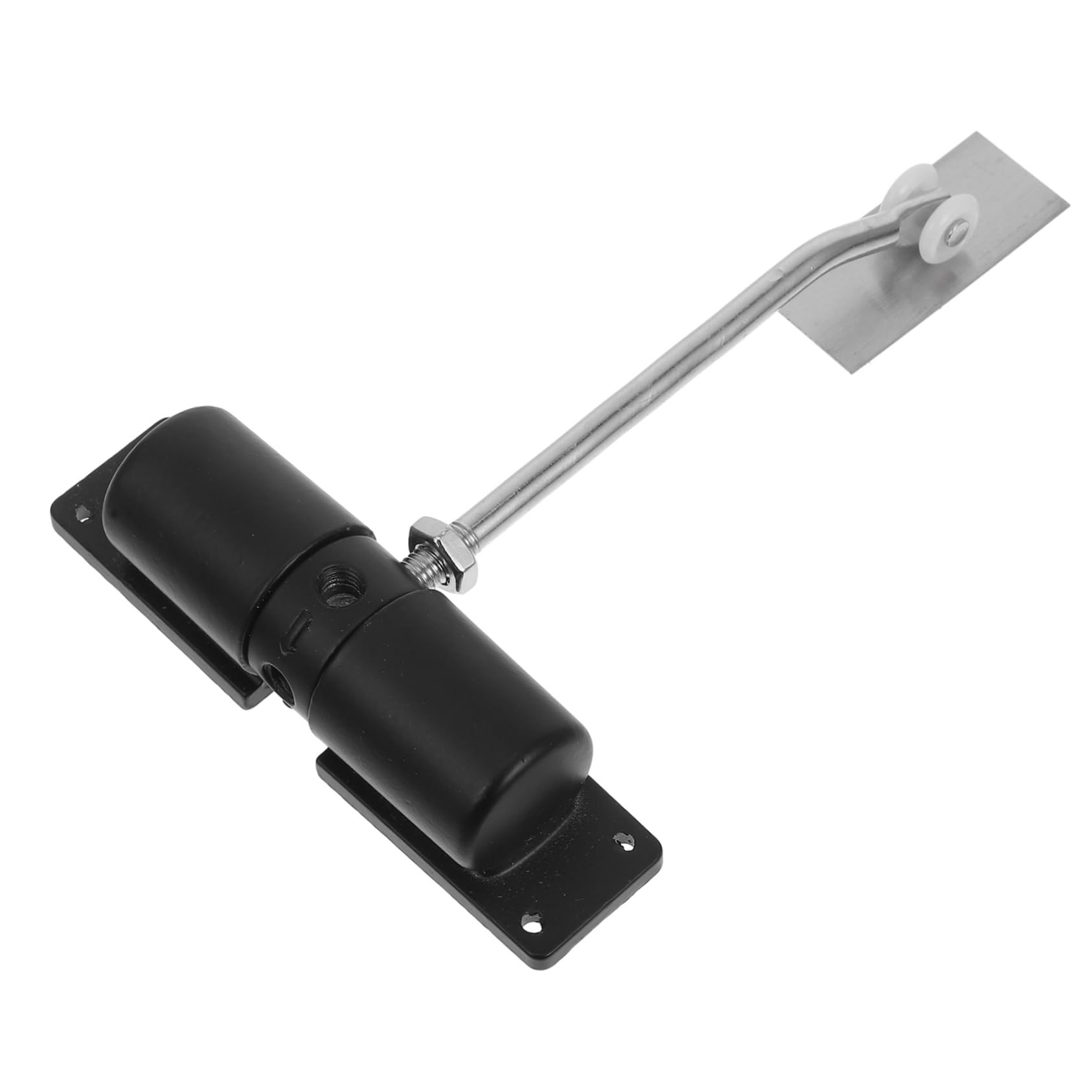 Cierrapuertas automático de acero inoxidable regulable para puertas de paso interiores
