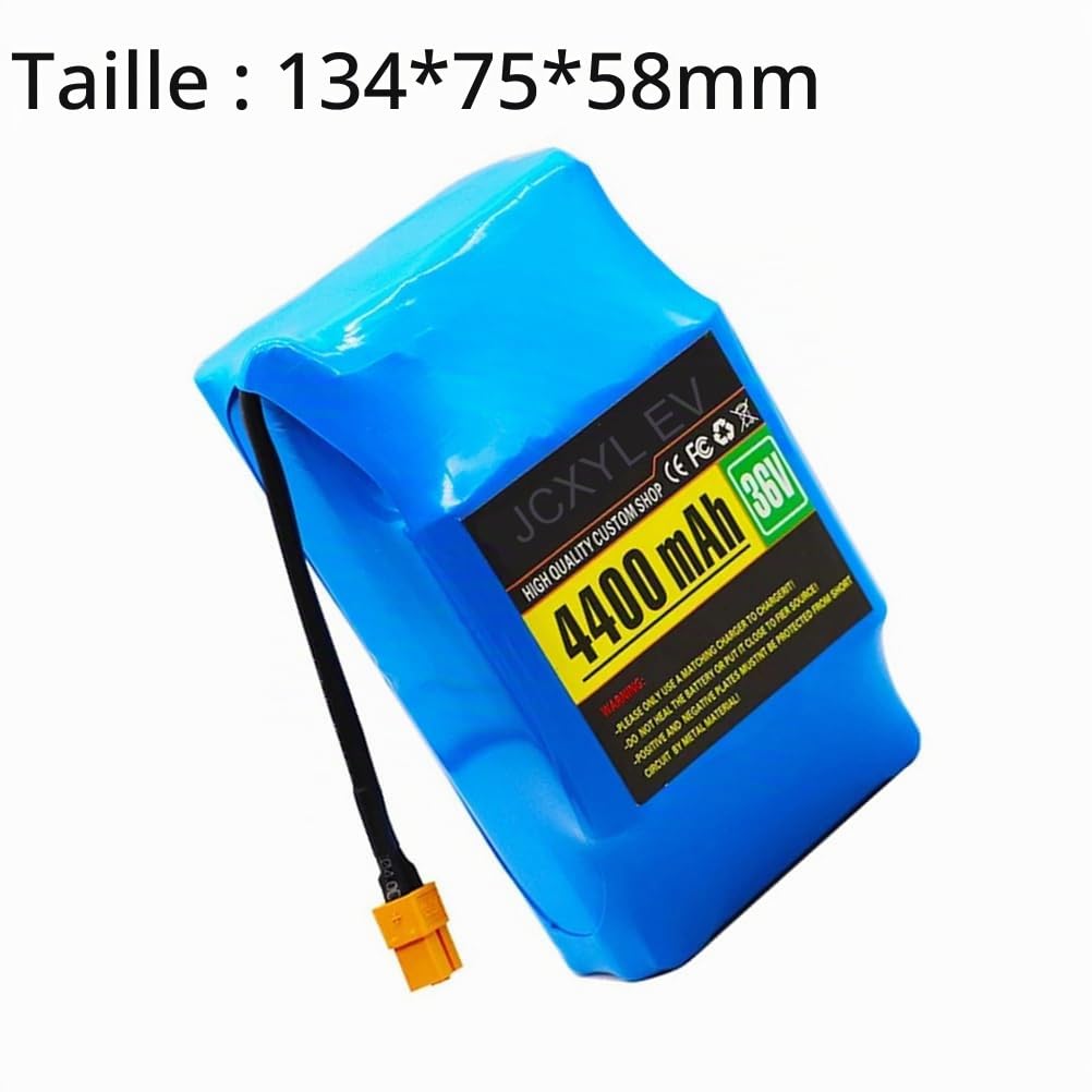 Batterie Lithium-ION 36 V 4,4 Ah pour Hoverboard électrique (10S2P) 36 V 4 400 mAh pour trottinettes électriques et Planches Auto-équilibrées