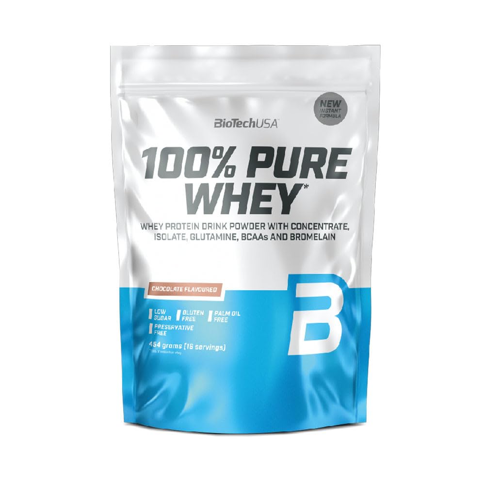 BioTechUSA 100% czysta serwatka, czekolada - 454 g