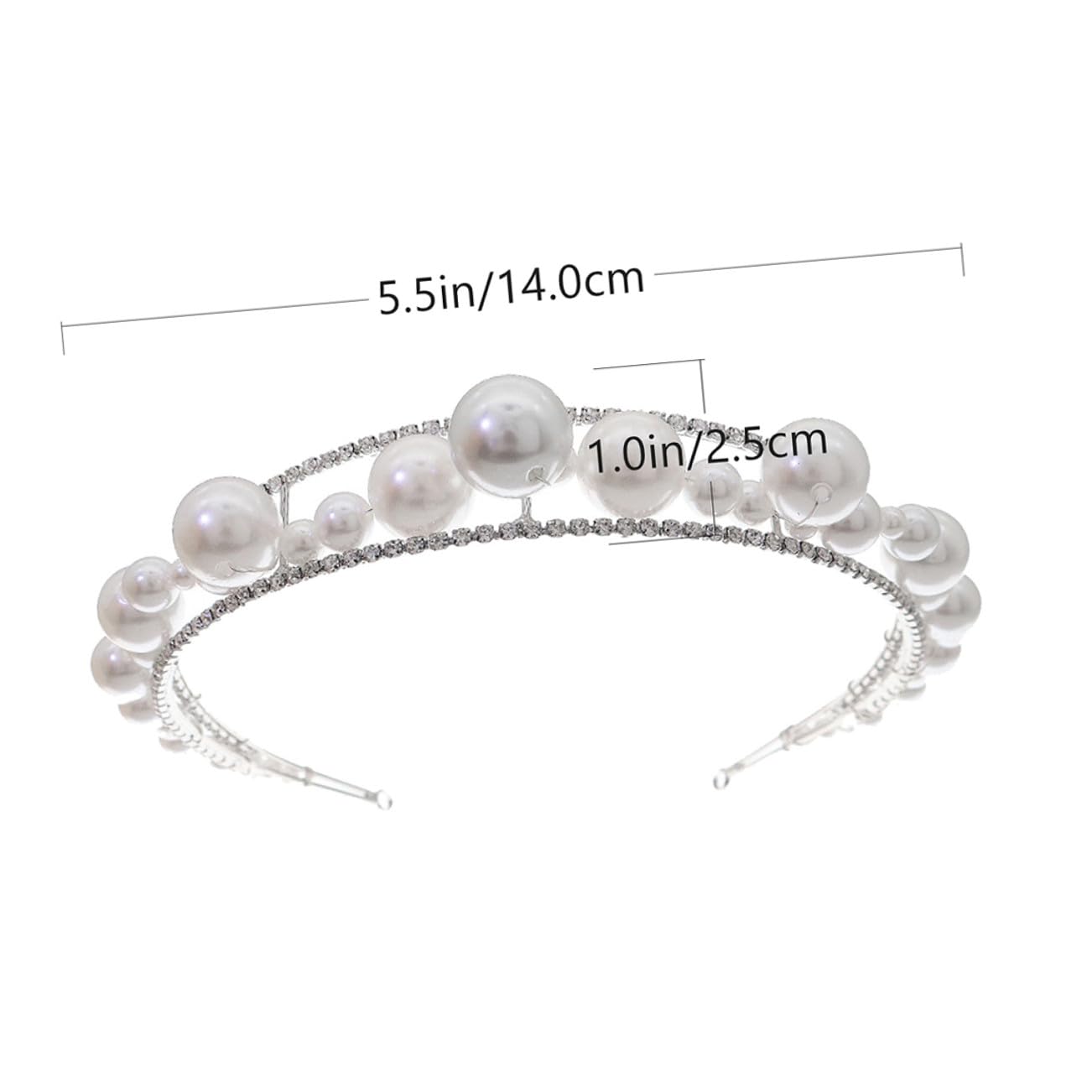 FRCOLOR 3pezzi Cerchietto Per e Accessorio Per Per Matrimoni e Speciali Confezione