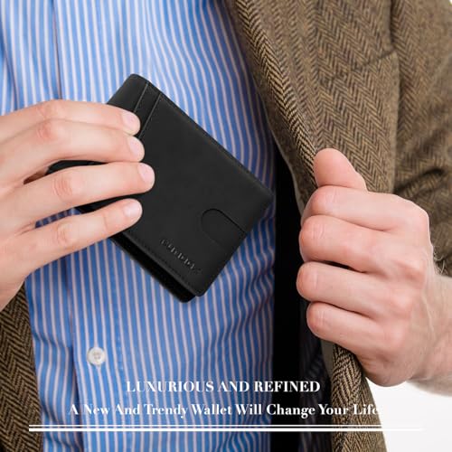 RUNBOX Wallet for Men -Slim RFID Leather Mens Bifold Wallets 2 ID Window With Gift Box Men's Accessories - image 6