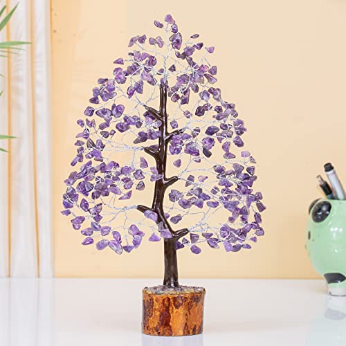 Image of Crocon Amethyst Crystal Tree of Life 10-12 inch Birthday Gifts for Women Men