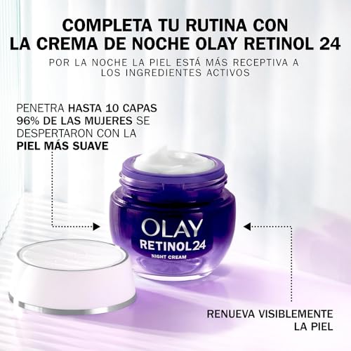 Miniatura 7 de Olay Vitamin C +AHA Crema Facial De Día. Gel Hidratante, Iluminador y Antimanchas Con Vitamina C, AHA, Niacinamida Antiedad y Vitamina E. Unifica E Hidrata. No Graso, No Pegajoso. 50ml