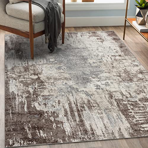 LUXE WEAVERS Euston Collection 7680 Brown 4x5...