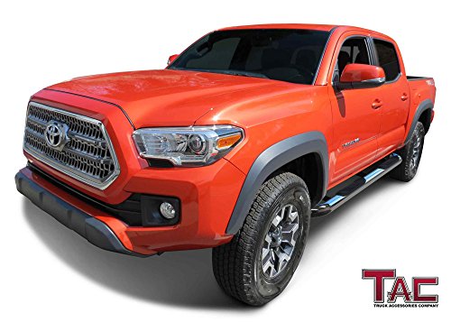 Estribos laterales acero inoxidable Toyota Tacoma 2005-2023 miniatura 3