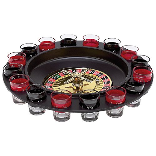 Gifts Infinity Drinking Game Glass Roulette Set (2 Balls and 16